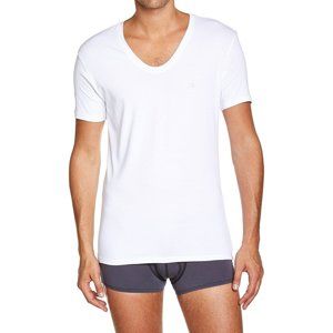Calvin Klein pánské bílé tričko - M (100)